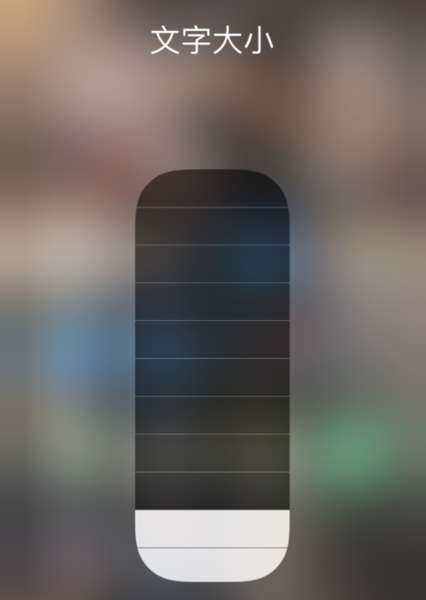 城区苹果手机维修分享小技巧：在 iPhone 控制中心快速调节字体大小 