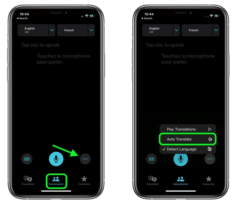 城区苹果手机维修分享iOS 15 “翻译” App 新改进 