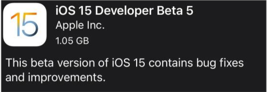 城区苹果手机维修分享如何升级到iOS15.0 beta5 